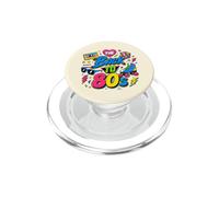 Volver a 80s Nostalgia Roller Skate Boombox Cassette Tape 80s PopSockets PopGrip para MagSafe