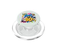 Volver a 80s Nostalgia Roller Skate Boombox Cassette Tape 80s PopSockets PopGrip para MagSafe