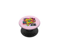 Volver a 80s Retro Music Roller Skate Puzzle Cube Gafas de Sol PopSockets PopGrip Adhesivo