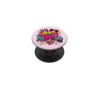 Volver a 80s Retro Music Roller Skate Puzzle Cube Gafas de Sol PopSockets PopGrip Adhesivo