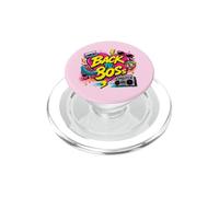 Volver a 80s Retro Music Roller Skate Puzzle Cube Gafas de Sol PopSockets PopGrip para MagSafe