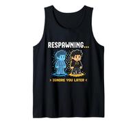 Volver a ignorarte más Tarde Gamer Pixel Style Camiseta sin Mangas