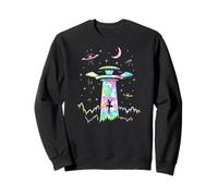 Volver a la Escuela Bailarina UFO Alien Flying Saucer Ballet Sudadera