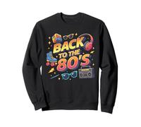 Volver a los 80s Funky Party Retro Vibes Illustration Sudadera
