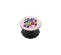 Volver a los 80s Nostalgia Roller Skate Boombox Cassette 80s PopSockets PopGrip Adhesivo