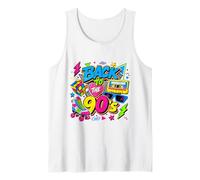 Volver a los 90s Nostalgia Roller Skate Boombox Cassette Nineties Camiseta sin Mangas