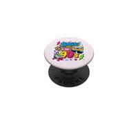 Volver a los 90s Nostalgia Roller Skate Boombox Cassette Nineties PopSockets PopGrip Adhesivo