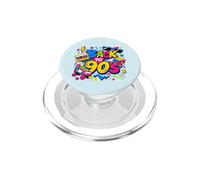 Volver a los 90s Nostalgia Roller Skate Boombox Cassette Nineties PopSockets PopGrip para MagSafe