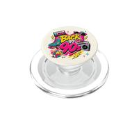 Volver a los 90s Nostalgia Roller Skate Boombox Cassette Nineties PopSockets PopGrip para MagSafe