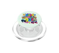 Volver a los 90s Nostalgia Roller Skate Boombox Cassette Nineties PopSockets PopGrip para MagSafe
