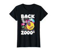 Volver a los años 2000 Vintage de Dos mil Retro 00 Camiseta gráfica económica, Mujer, Negro, M