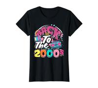 Volver a los años 2000 Vintage de Dos mil Retro 00 Camiseta gráfica económica, Mujer, Negro, XL