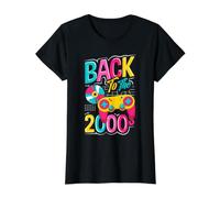 Volver a los años 2000 Vintage de Dos mil Retro 00 Camiseta gráfica económica, Mujer, Negro, XL