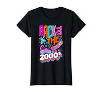 Volver a los años 2000 Vintage de Dos mil Retro 00 Camiseta gráfica económica, Mujer, Negro, XL