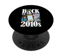 Volver a los años 2010 Vintage veintidiez Retro 2010 PopSockets PopGrip Adhesivo