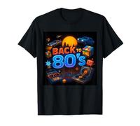 Volver a los años 80 Divertida ilustración gráfica retro Camiseta