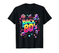 Volver a los años 80 Divertido y Funky Retro Ilustración Camiseta