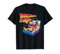 Volver a los años 80 Funny Cassette Retro Vintage Camiseta gráfica económica, Hombre, Negro, S