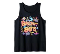 Volver a los años 80 Old School Retro 80's Throwback Vibe Camiseta sin Mangas