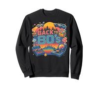 Volver a los años 80 Retro Vibes Diseño Gráfico Retroceso Sudadera