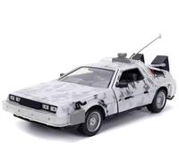 Volver Al Futuro 1 Frost Delorean 1:24 Modelo A Escala Die-Cast JADA TOYS