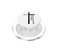 Volver Imprimir Dios amó Tanto al Mundo John 3 16 Cruz Cristiana PopSockets PopGrip para MagSafe