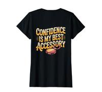 Volver Imprimir Divertido Motivational Confidence Is My Accessory Camiseta