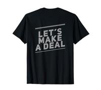 Volver Imprimir Humor Texto Gente Divertida Funny Let's Make A Deal Camiseta
