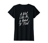 Volver Imprimir Texto Gente Divertida Una Chica como yo es difícil de Encontrar Camiseta
