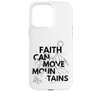 Volver Imprimir Verso bíblico Cristiano La fe Puede Mover montañas Carcasa para iPhone 15 Pro MAX