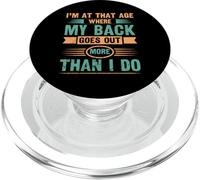 Volver Sale Más Día de los Abuelos Humor Jubilación PopSockets PopGrip para MagSafe
