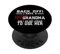 Volver Tengo UNA Abuela Loca Y NO Miedo Usar SU Meme PopSockets PopGrip Adhesivo