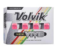 Volvik Vivid Mat Colored Bolas de Golf, Unisex, Rosa, Talla Única