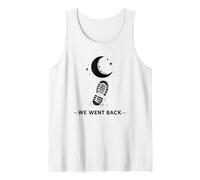 Volvimos al Espacio de Bootprint Moon Camiseta sin Mangas