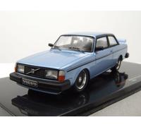 Modelo De Coche Estático Ixo Volvo 240 Turbo Customs 1980 Azul Escala 1/43