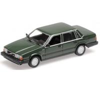 Volvo 740 GL 1986 oscuro verde modelo de coche 155171702 Minichamps 1:18