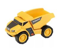 Volvo: Camión volquete de plástico negro-amarillo - 1:24