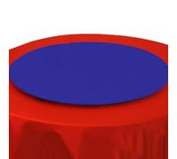 VOLWCO Paquete De 2 Tapas para Mesa De Cóctel, Cubierta Redonda Ajustable para Mesa, Mantel Elástico De Licra, para Mesa con Bordes Elásticos para Come(Size:180cm,Color:Royal Blue,)