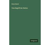 Vom Begriff der Nation