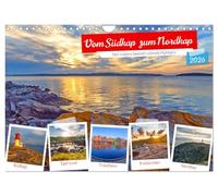 Vom Südkap zum Nordkap (Wandkalender 2026 DIN A4 quer), CALVENDO Monatskalender: Norwegens beeindruckende Highlights