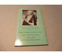 Vom verborgenen Gott - Vom Gottsuchen - Von der Gotteskindschaft