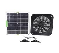 Vomeko 100W 18V Solar Panel Powered Exhaust Fan,13.5 Inch Solar Powered Attic Ventilator, Solar Panel Fan for Pet, for Pet House Chicken Coop RV Greenhouse