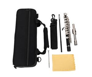 Vomeko C Key Piccolo Flute Professional Student Piccolo, Case de kit de limpieza, ideal para principiantes de la banda escolar (incluye la barra de ajuste)