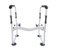 Vomeko FSA/HSA Eligible Toilet Safety Frame Adjustable Height Width Toilet Handrails for Elderly, Seniors & Disabled, Foldable Non Slip Bathroom Safety Rail