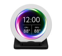 Vomeko Monitor de Temperatura de computadora de 2,8 Pulgadas, Pantalla de Temperatura de PC, LCD HD Micro USB Regulable Plug and Play PC CPU Monitor de Datos para s istema de