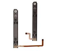 Vomeko Reemplazo del Riel Deslizante OLED del Interruptor Riel Deslizante Izquierdo Y Derecho para Consola Nintendo Switch con Cable Flexible De Sensor Y Kit De Reparación Profesional