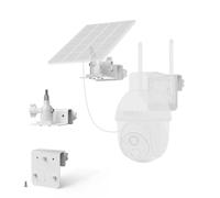 VOMENC Soporte de canalón para cámara Aosu SolarCam D1 SE/Aosu SolarCam D1 Max/AOSU SolarCam Lite (blanco)