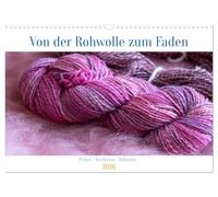 Von der Rohwolle zum Faden (Wandkalender 2026 DIN A3 quer), CALVENDO Monatskalender: Rohwolle verarbeiten und zur Wolle spinnen,