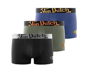 Von Dutch Boxeador Ajustado (3) para Hombre, Caqui/Naranja/Gris/Azul Marino/Negro/Amarillo, L