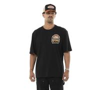Von Dutch Camiseta para hombre con estampado relajado, color negro, Negro , XL